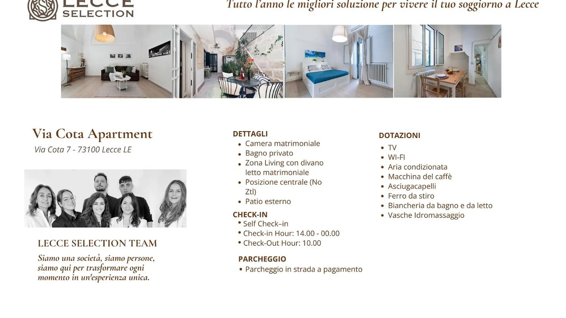Via Cota Apartment - Lecce Selection Дом отдыха